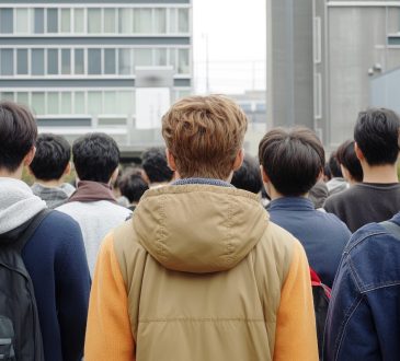 Un groupe d'étudiants