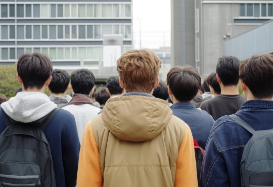Un groupe d'étudiants